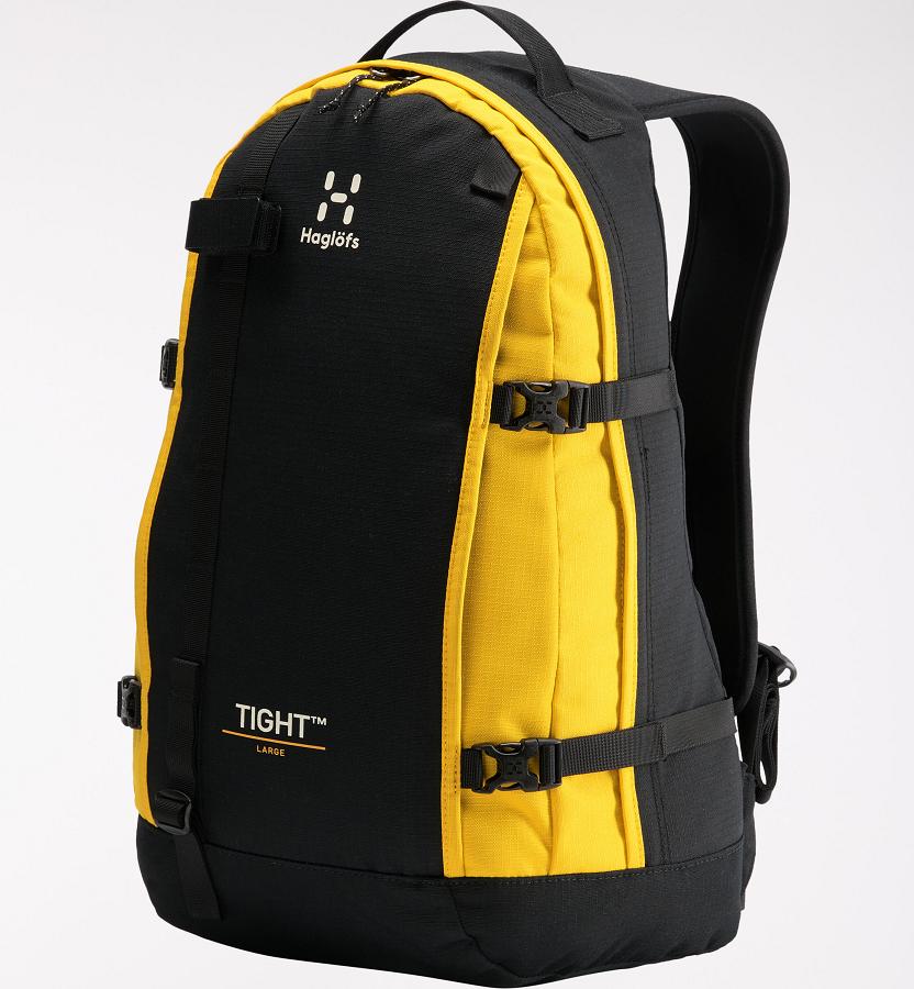 Haglöfs Tight Large Daypack Black Yellow For Womens HQXKN9057 Australia